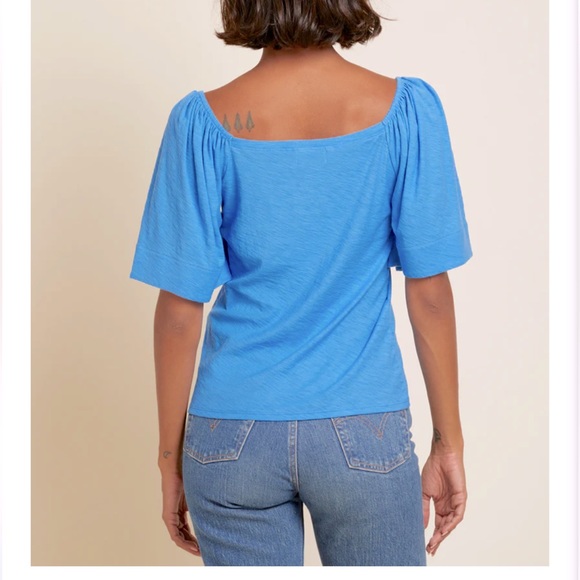 NATION LTD Jayden Flutter Sleeve Tee - Picture 4 of 8